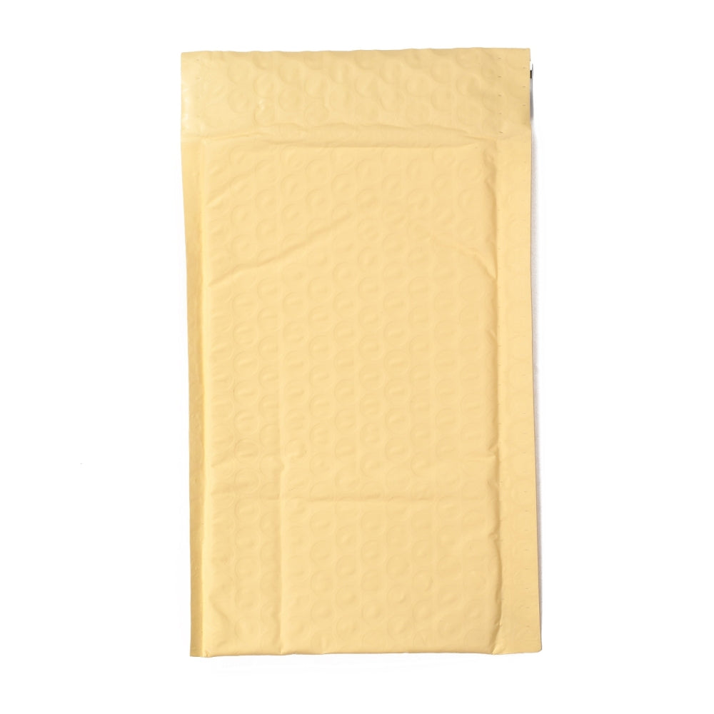 Bubbel envelope pastel geel