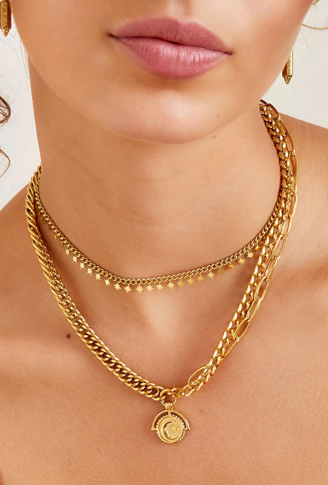 Fonkelende sterren ketting