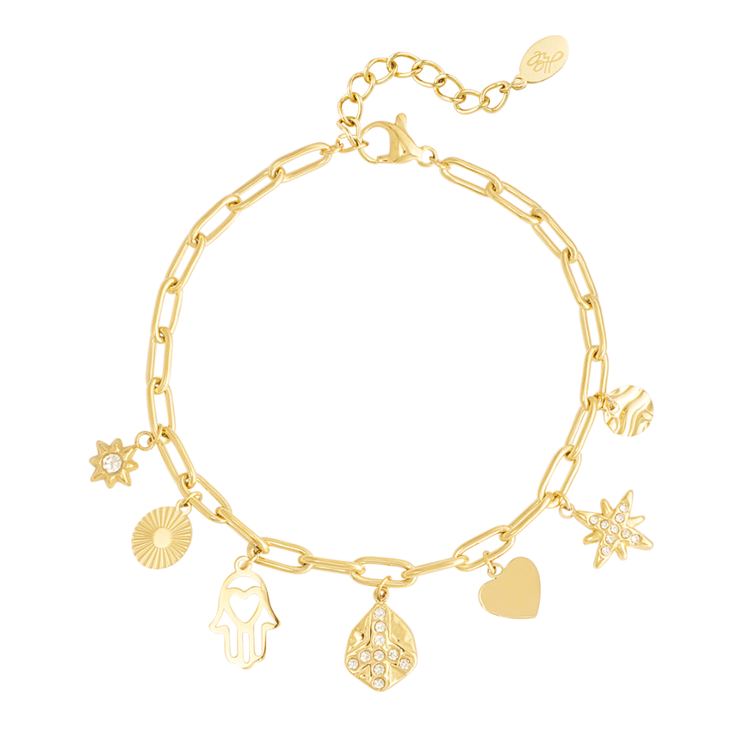 Holy life charm bracelet