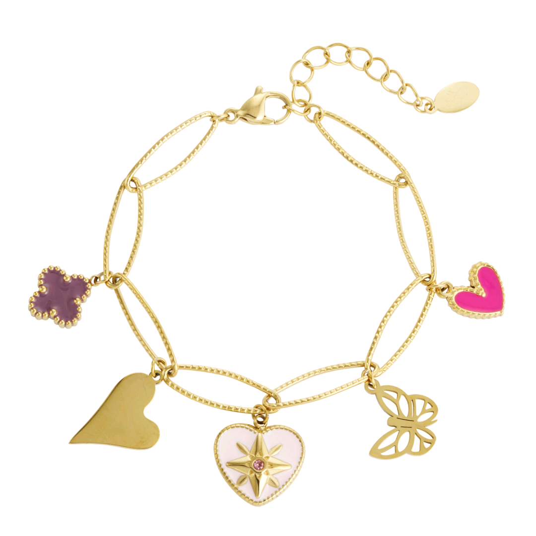 Charm bracelet lovely butterfly