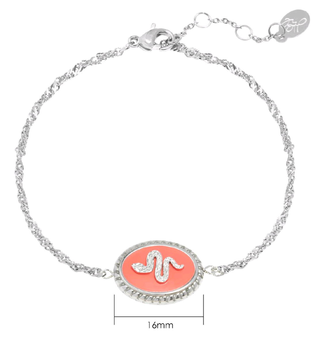 Serpent orange bracelet