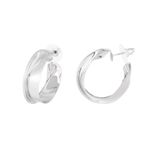 Aesthetic earrings silver