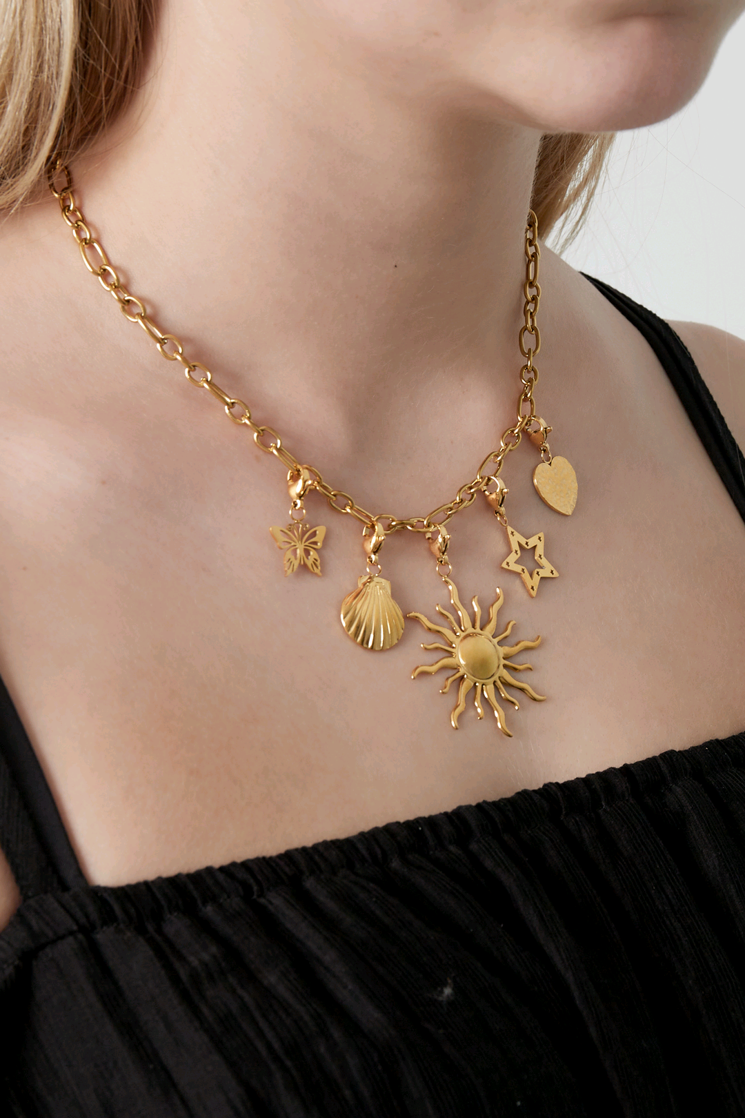 Zonnige diy ketting