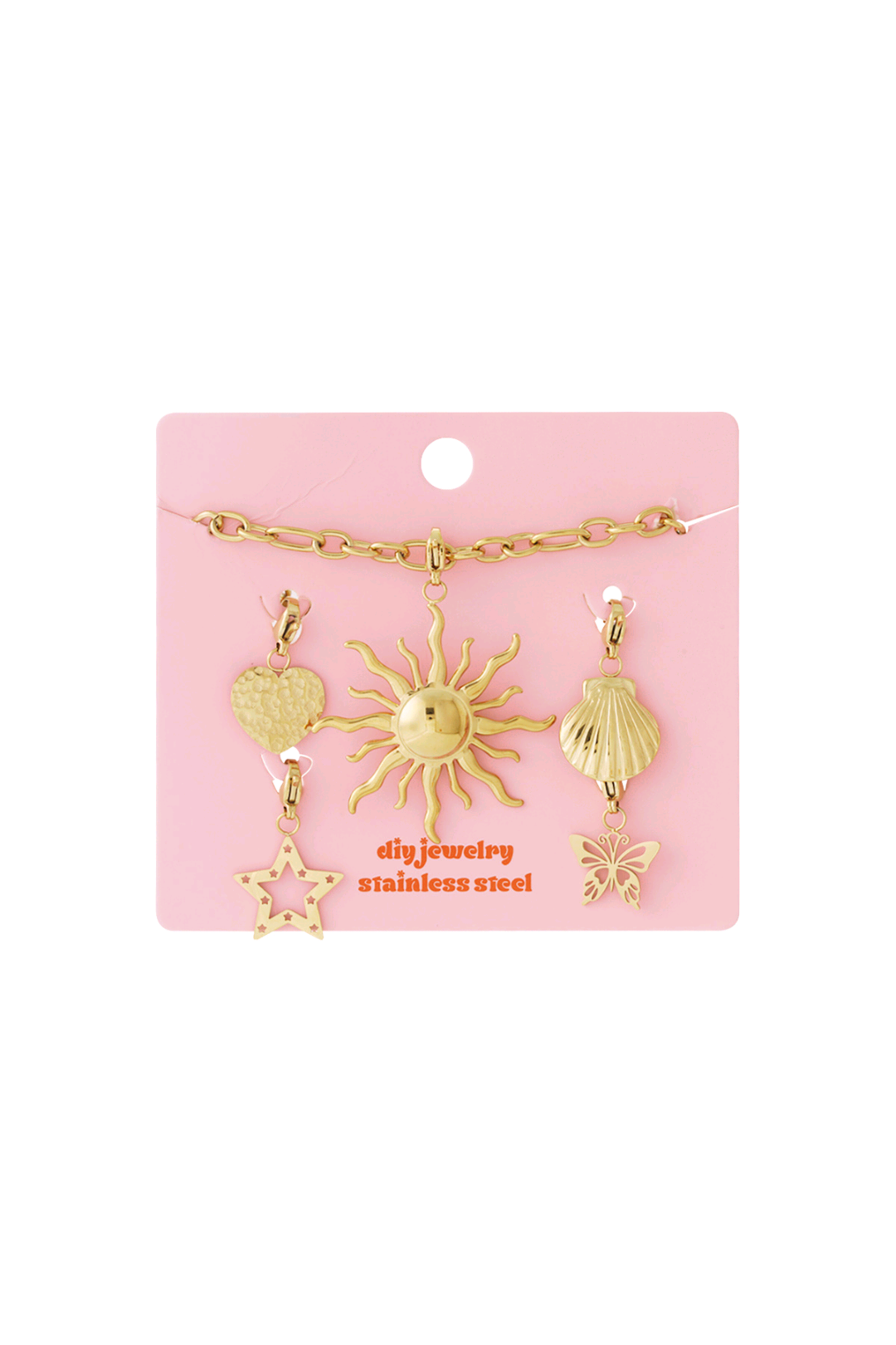 Zonnige diy ketting