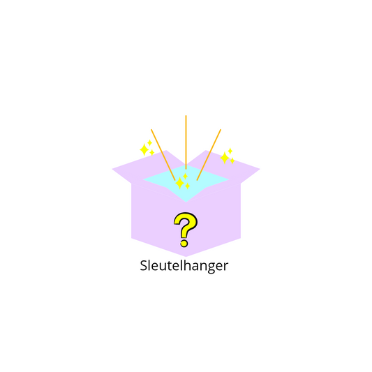 Mystery box sleutelhanger