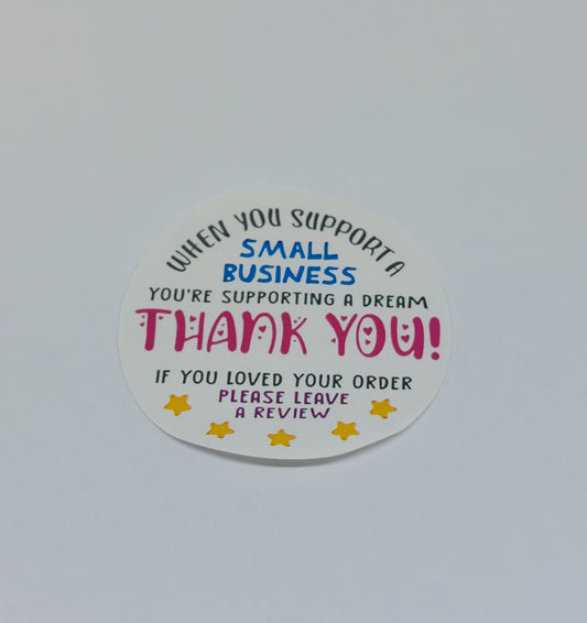 Thankyou small business