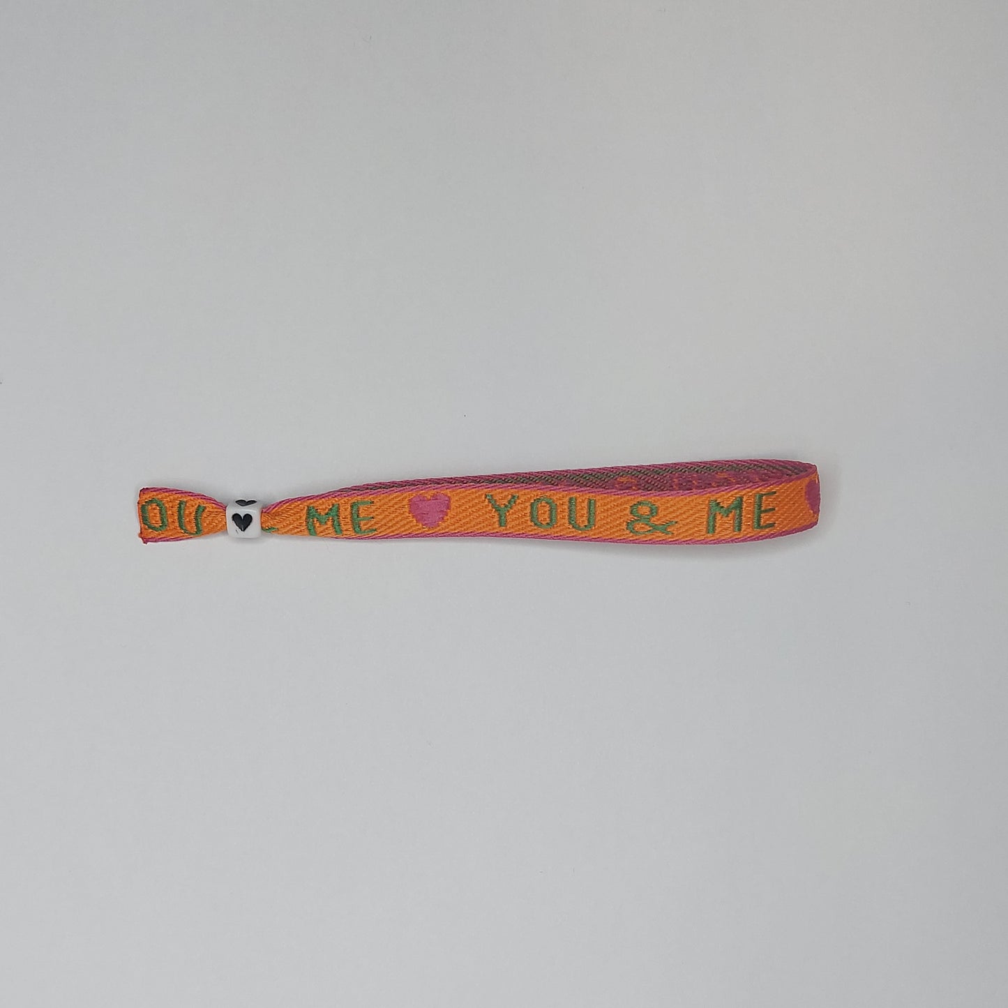 You & me ribbon strap