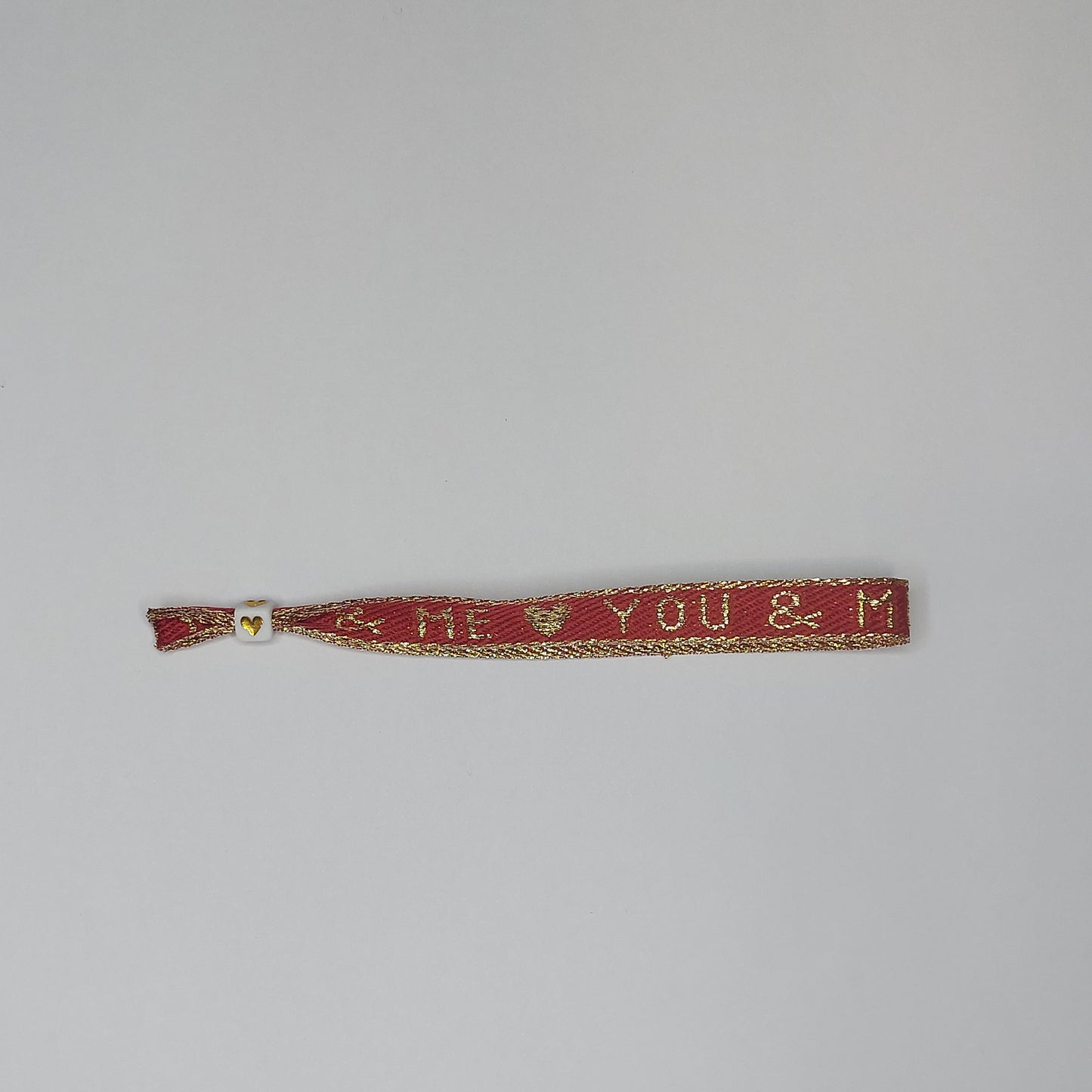 You & me ribbon strap