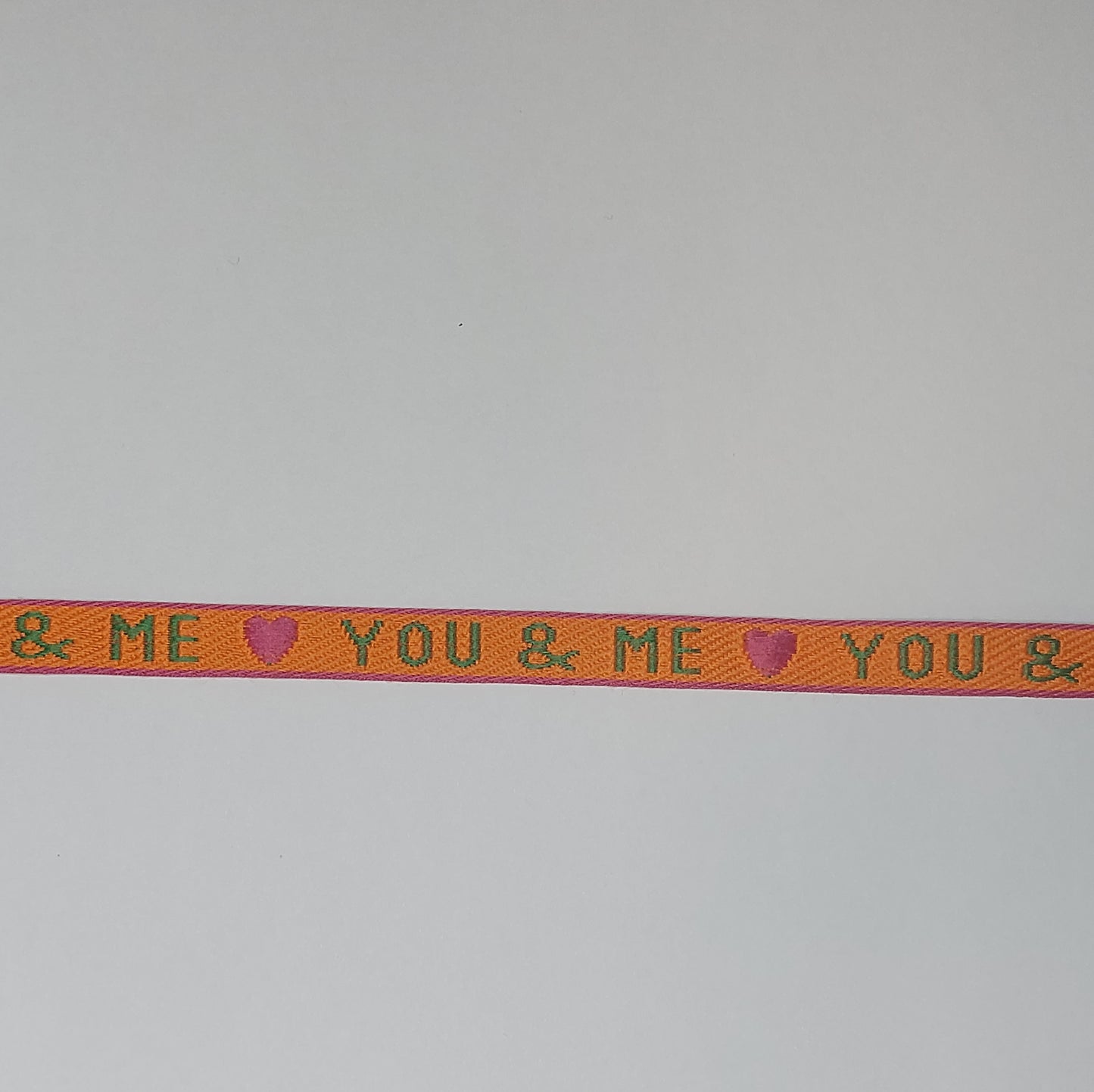 You & me ribbon strap
