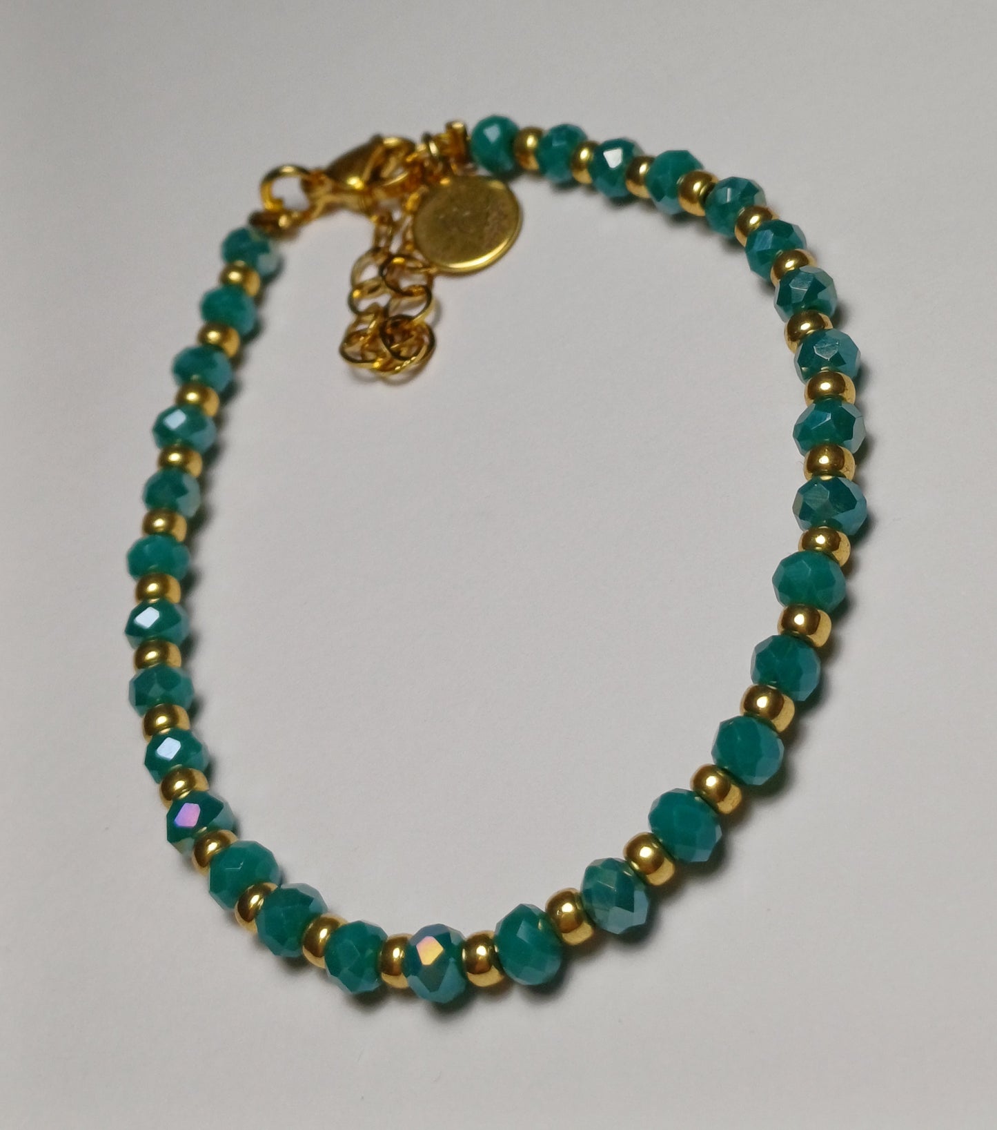 Green diamond armband