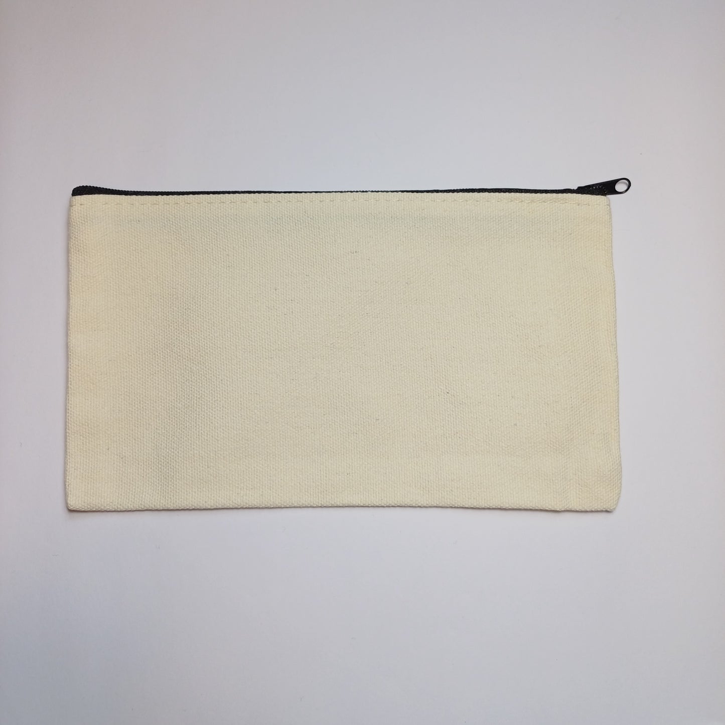 Witte/beige custom etui met bedrukking
