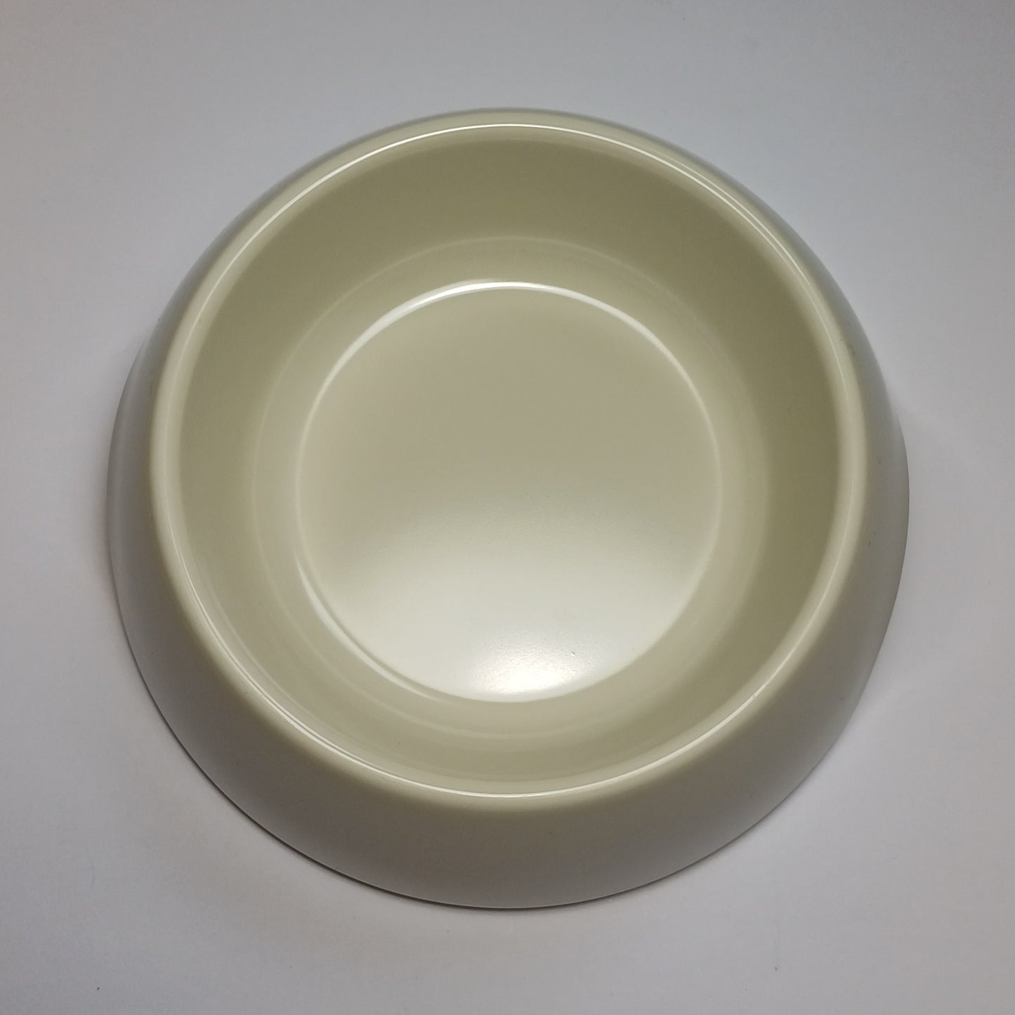 Beige custom dierenvoerbak met bedrukking