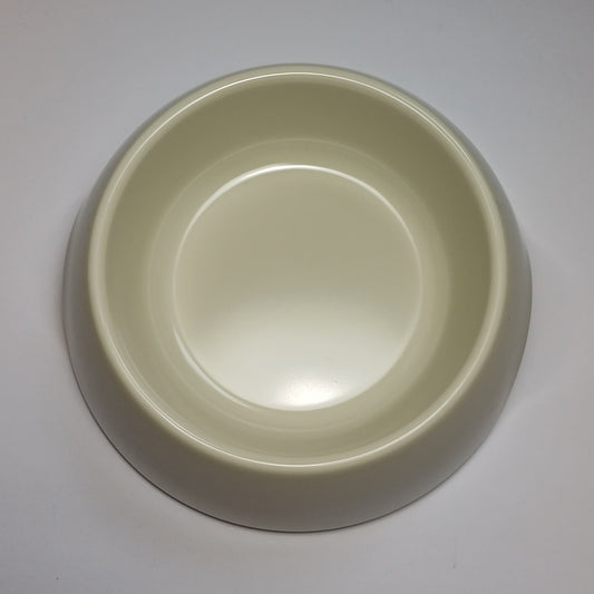 Beige custom dierenvoerbak met bedrukking