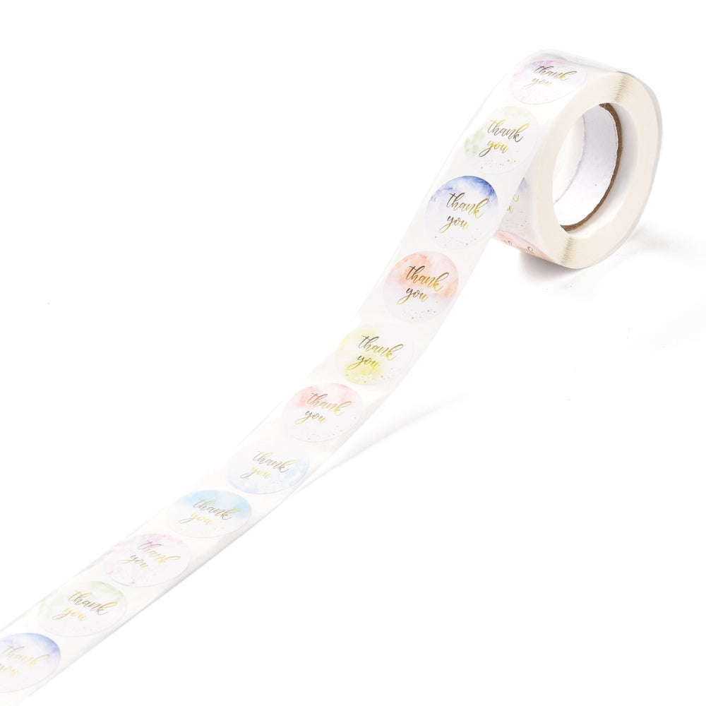 Thankyou Stickerrol aquarelle