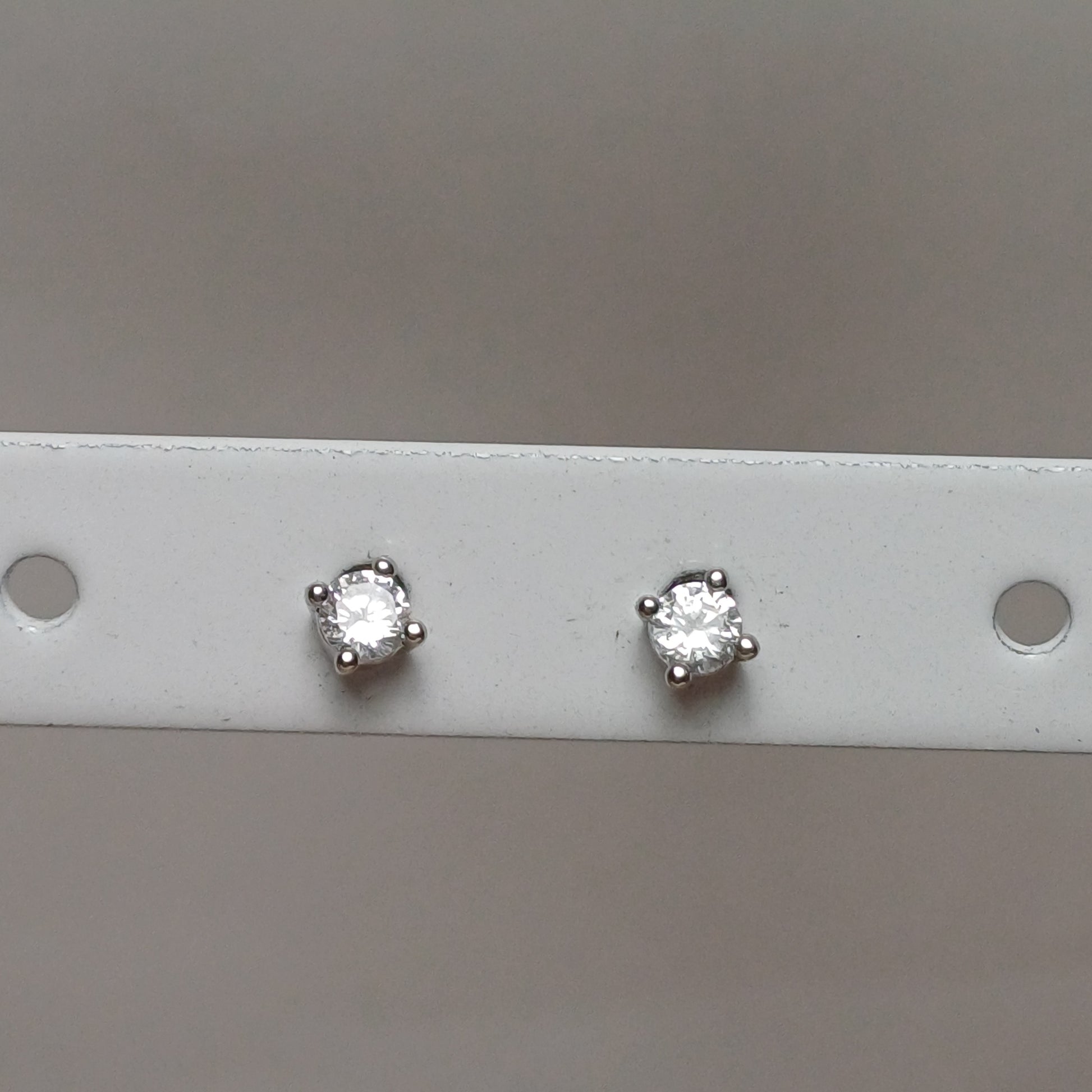 Cute diamond earrings.