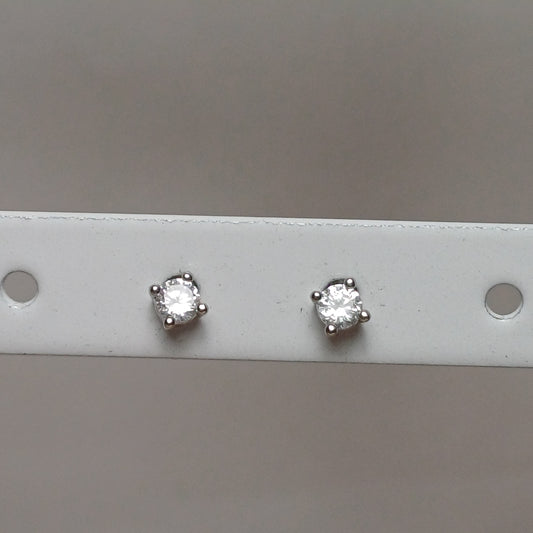 Cute diamond earrings.