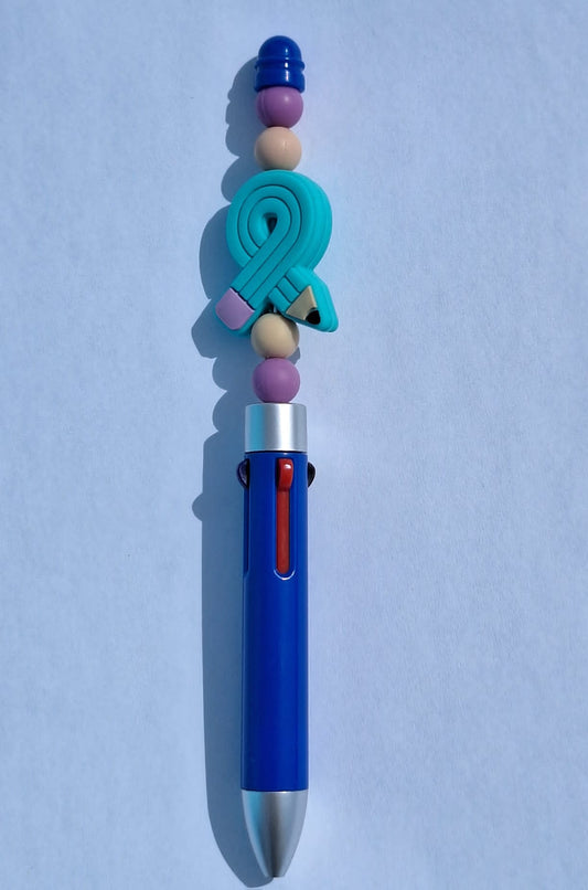Blauw potlood pen