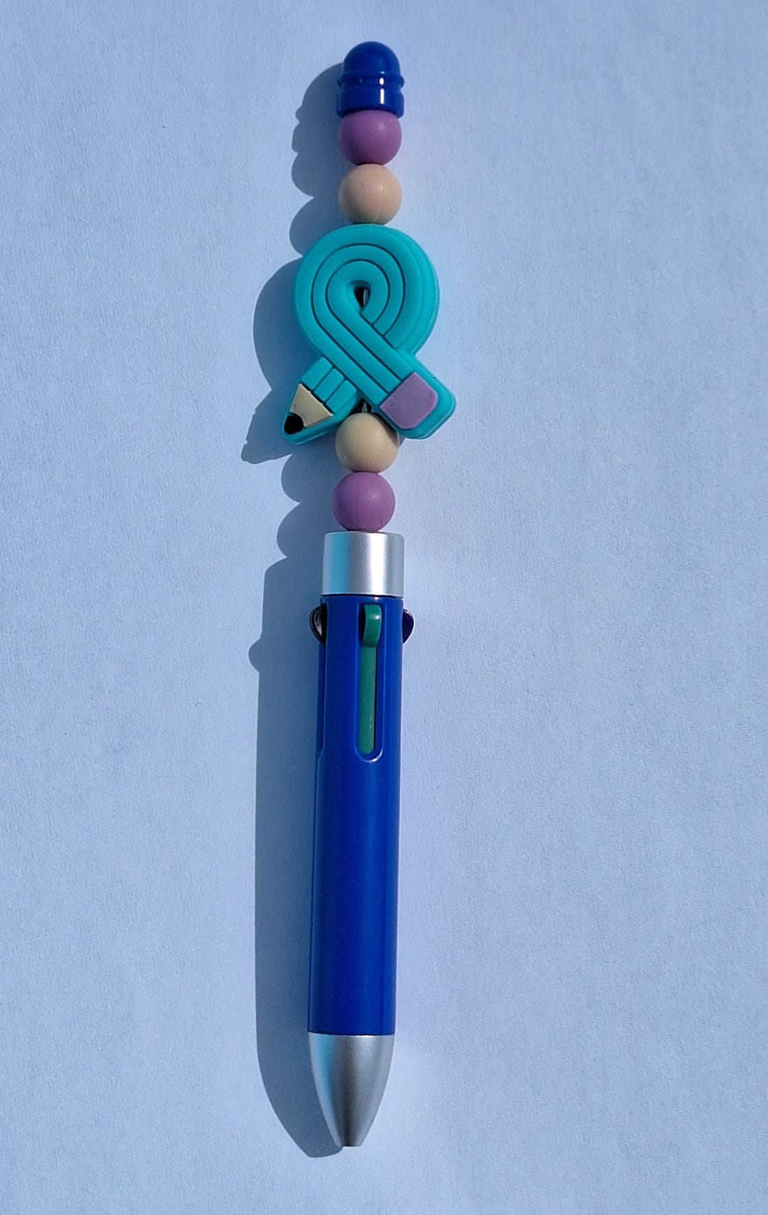Blauw potlood pen
