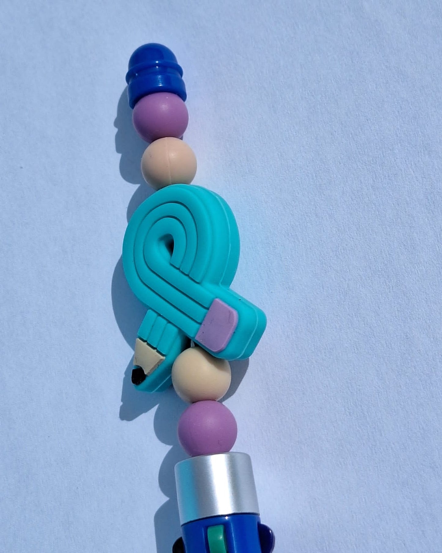 Blauw potlood pen
