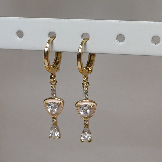 Lightrose waterfall earrings.