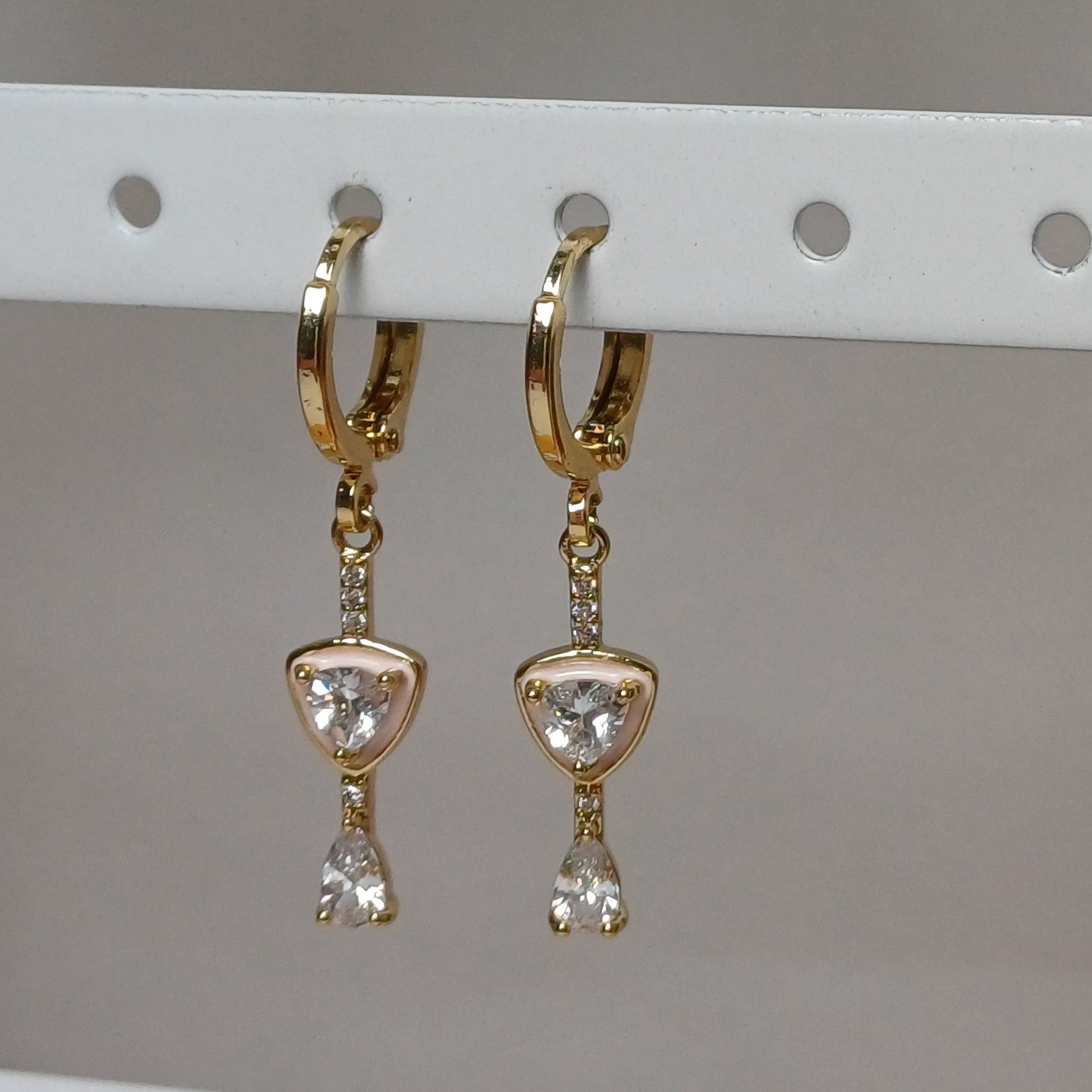 Lightrose waterfall earrings.