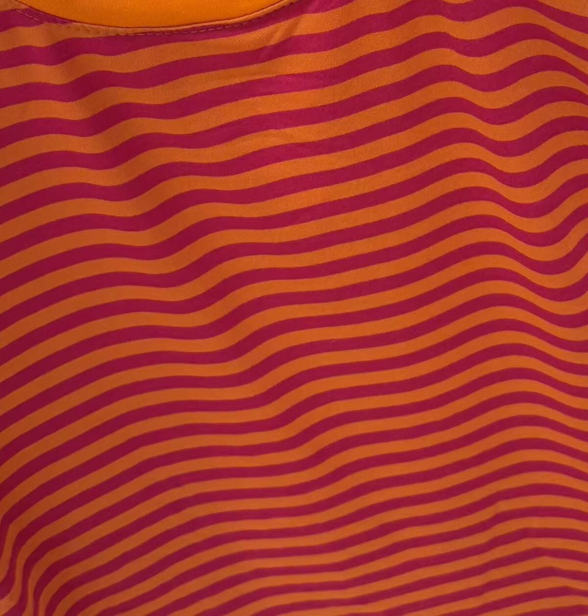 Bo gestreepte mouwloze top