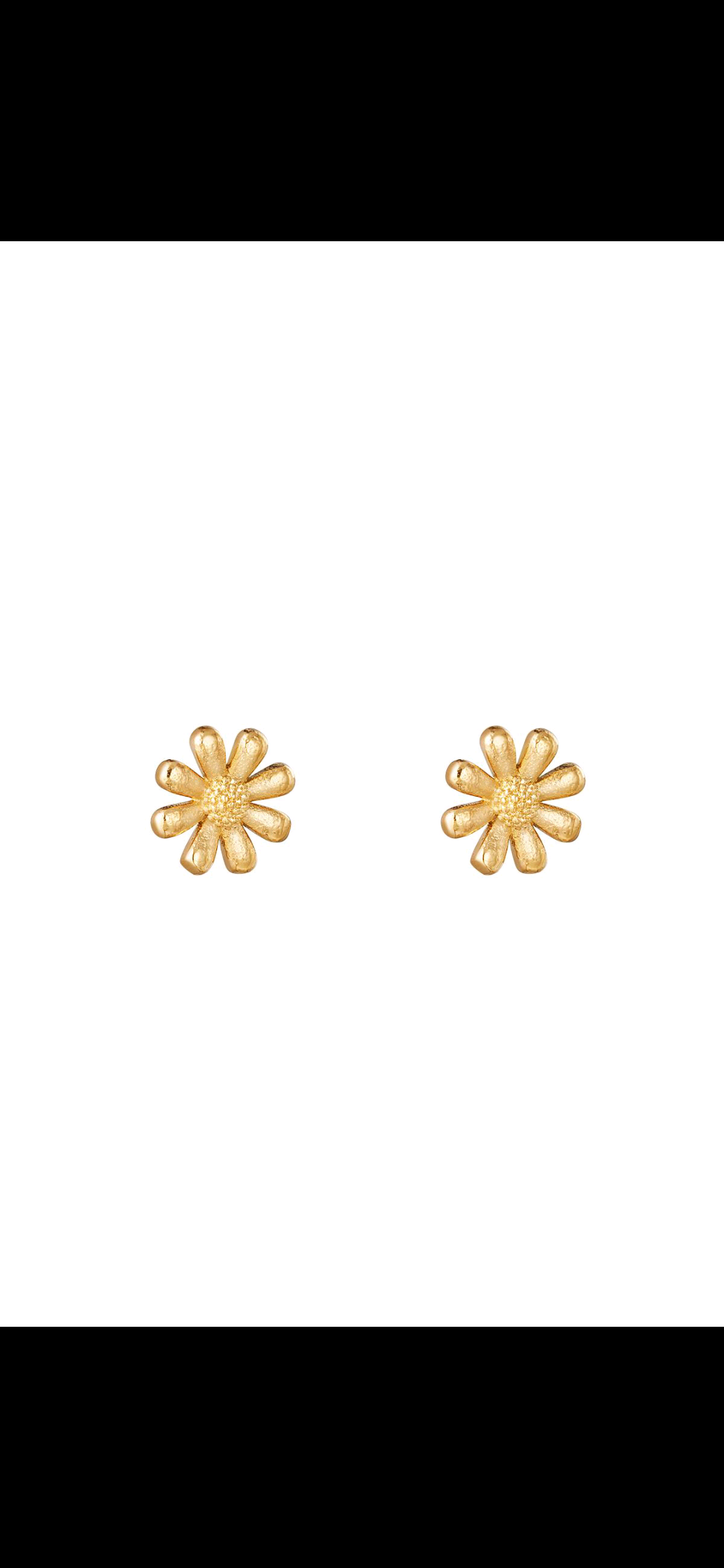 Oorbellen shiny daisy