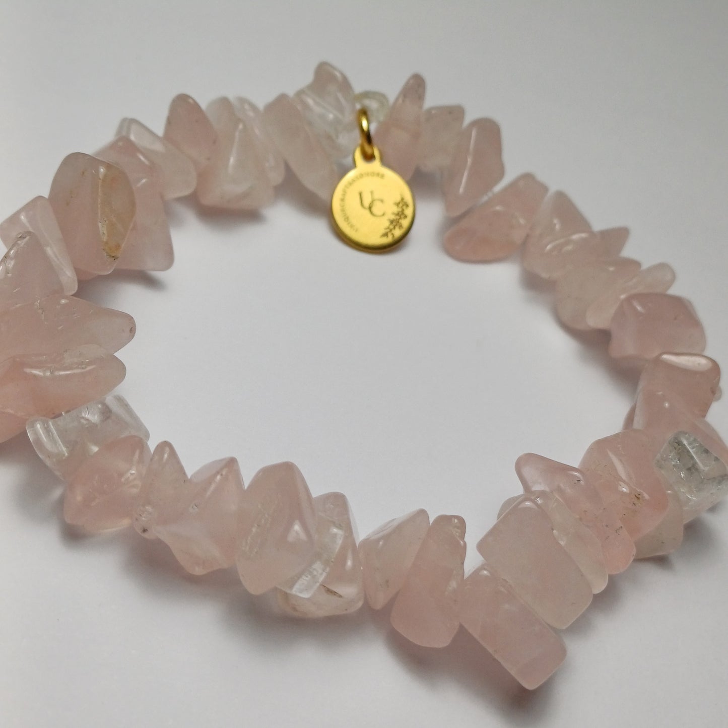 Rozenkwarts armband