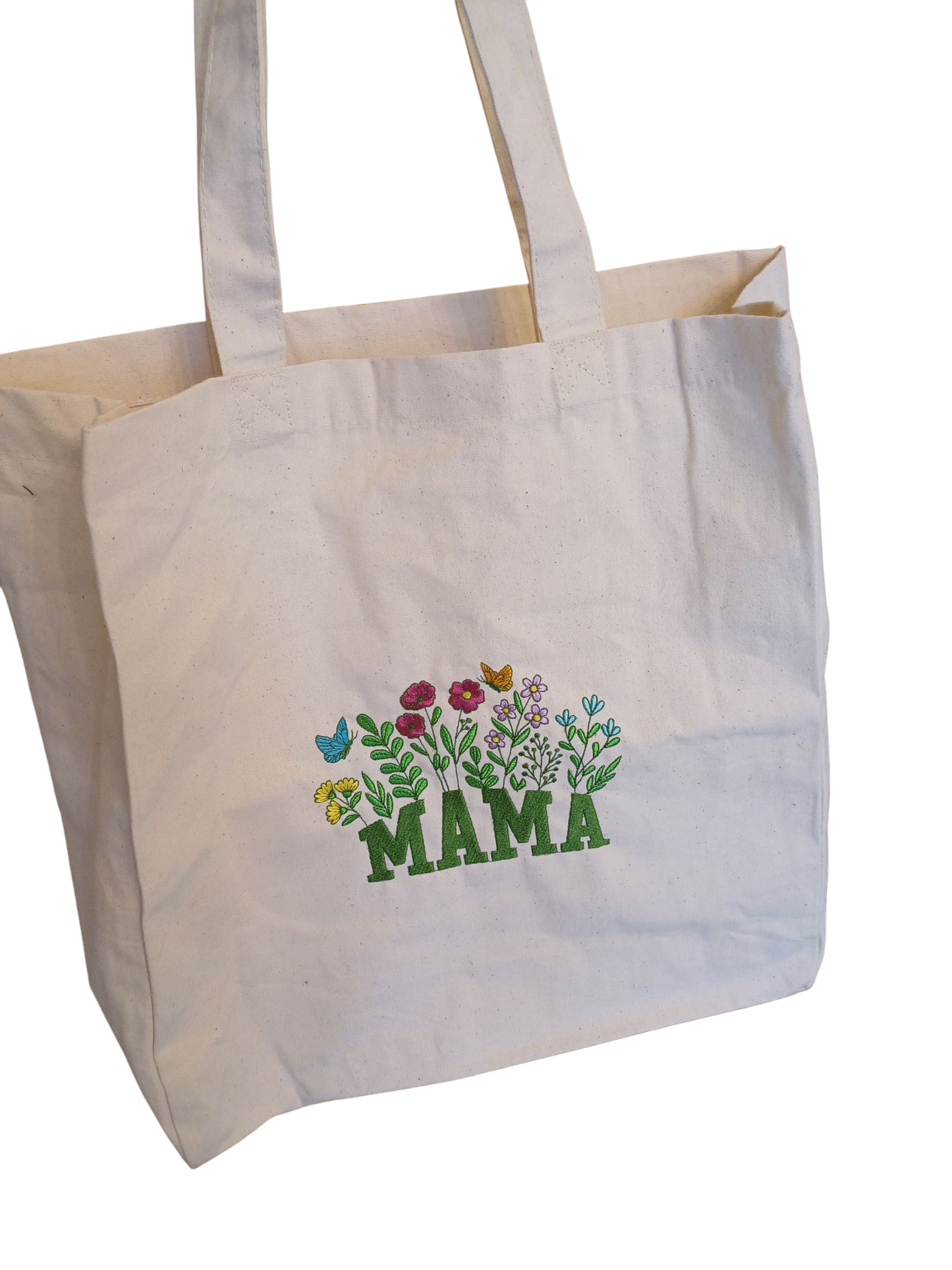 Mama bloemen totebag