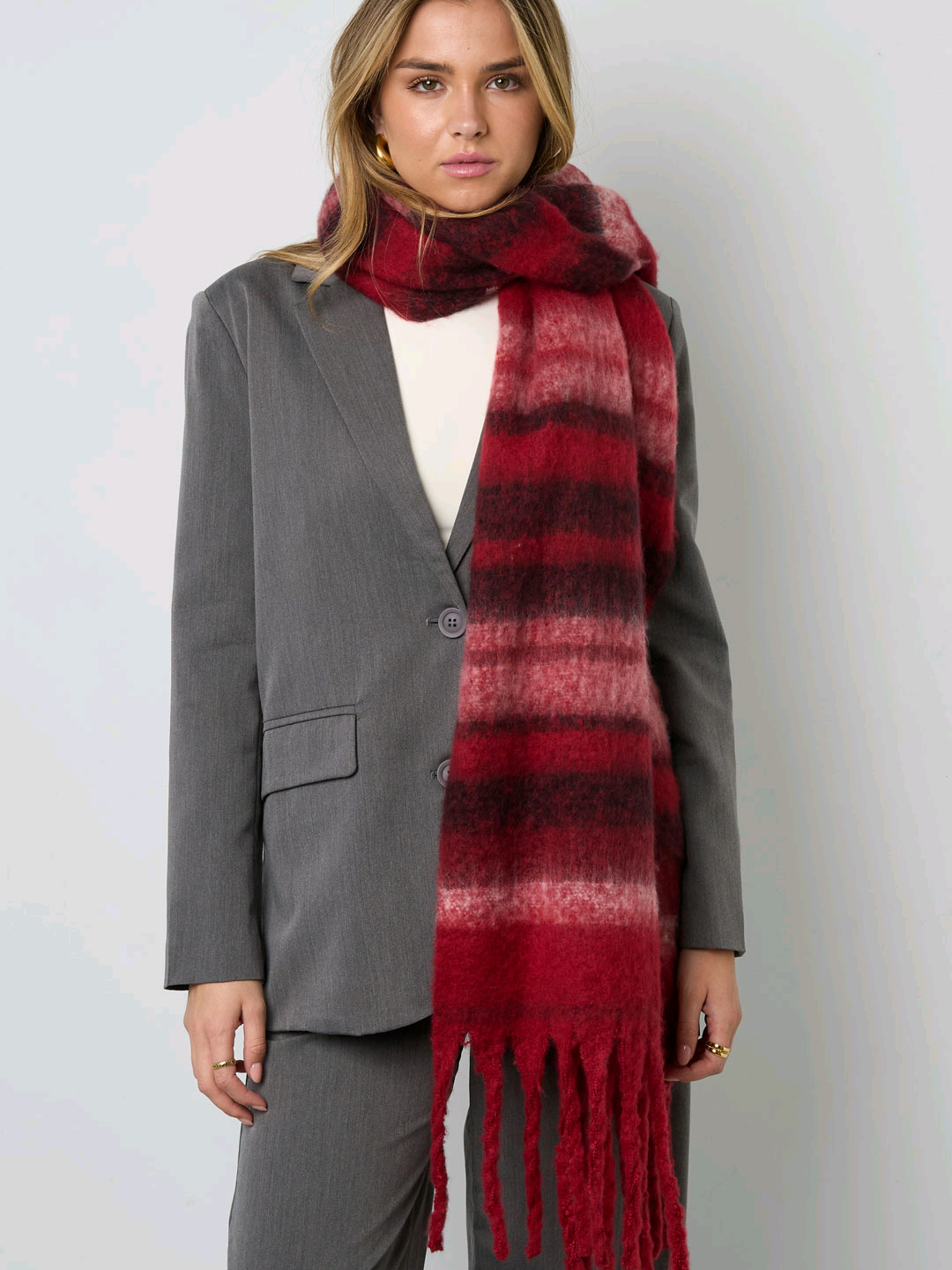 Burgundy Blend Scarf