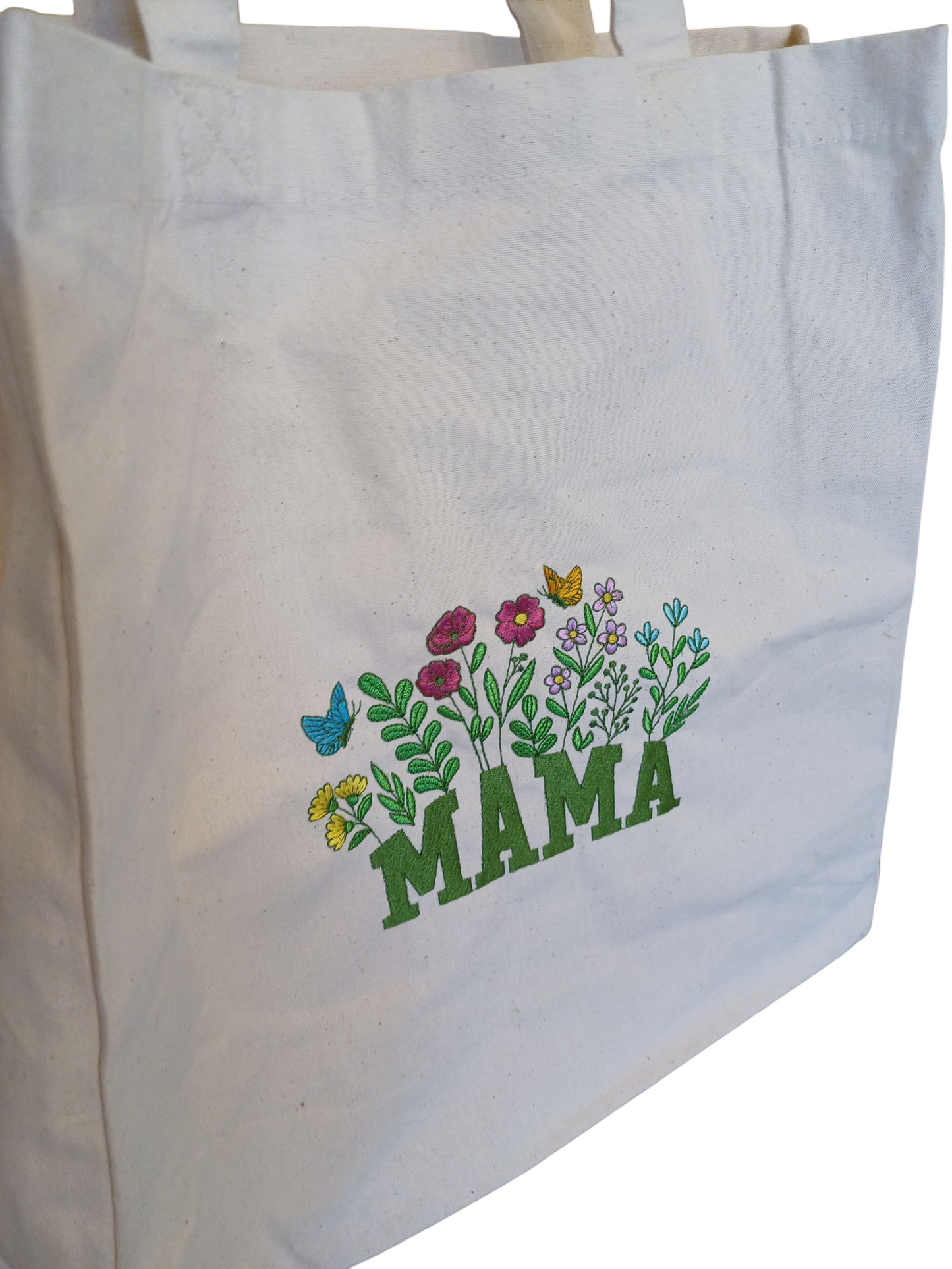 Mama bloemen totebag