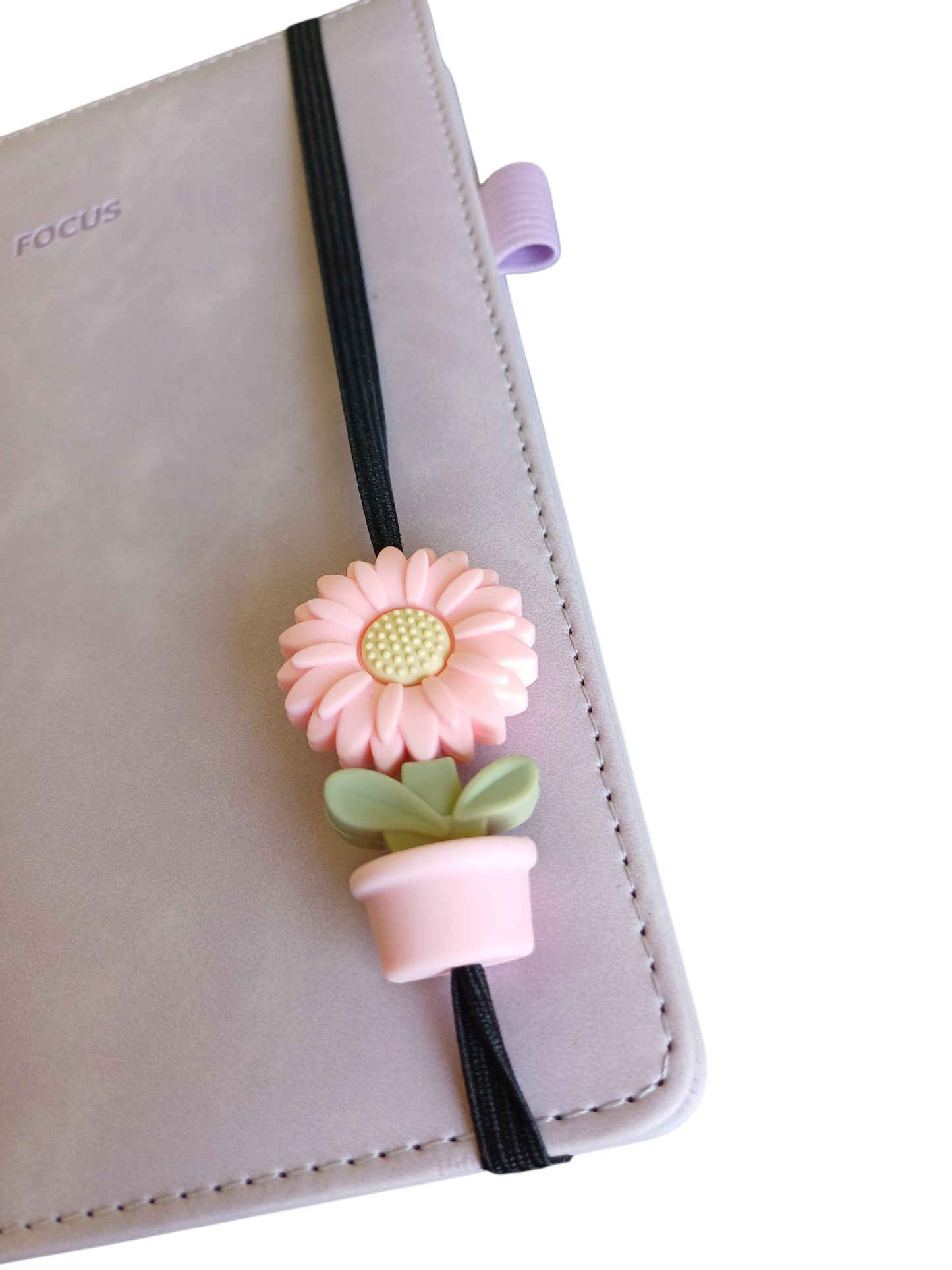 Notitieboekje met bloem