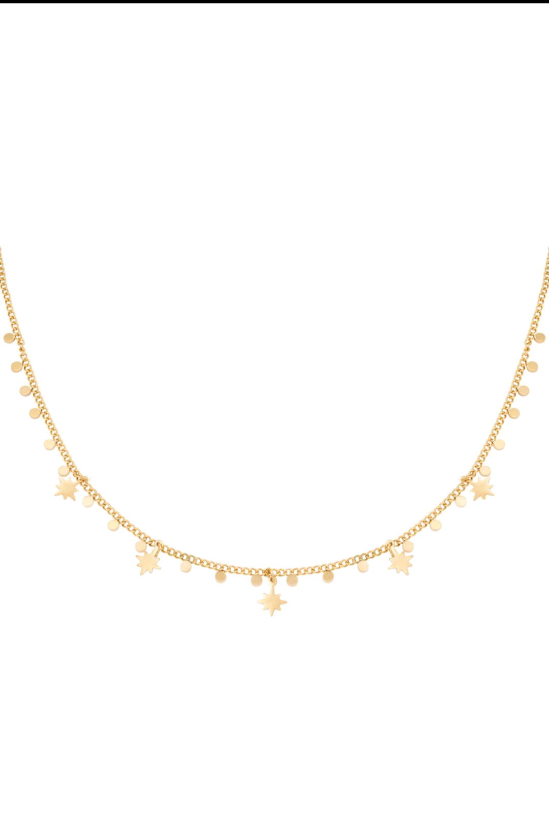 Universe charms necklace gold