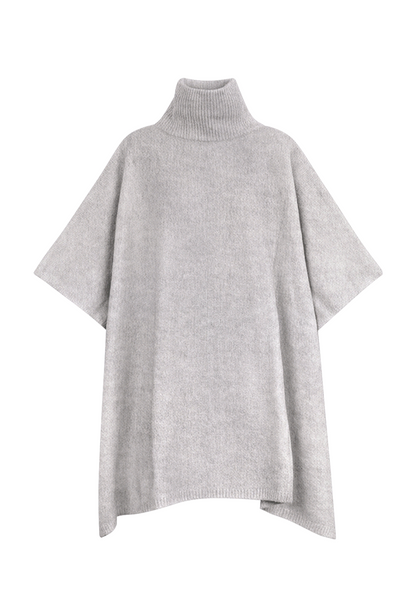 Basic poncho gray