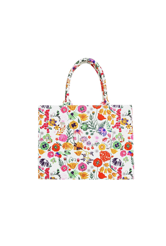 Shopper bloemenprint