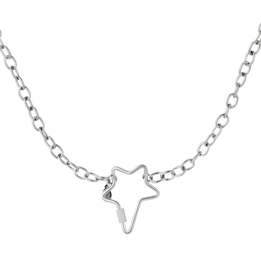 Star necklace silver