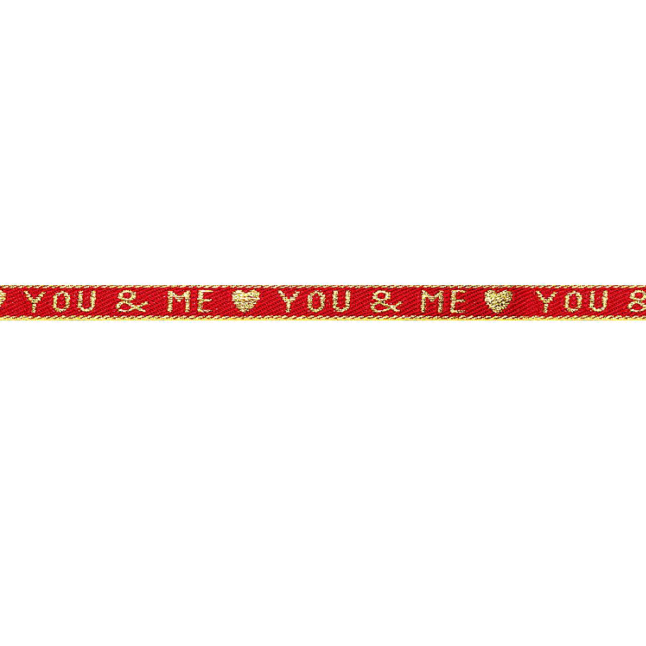 You &amp; me gold ribbon roll