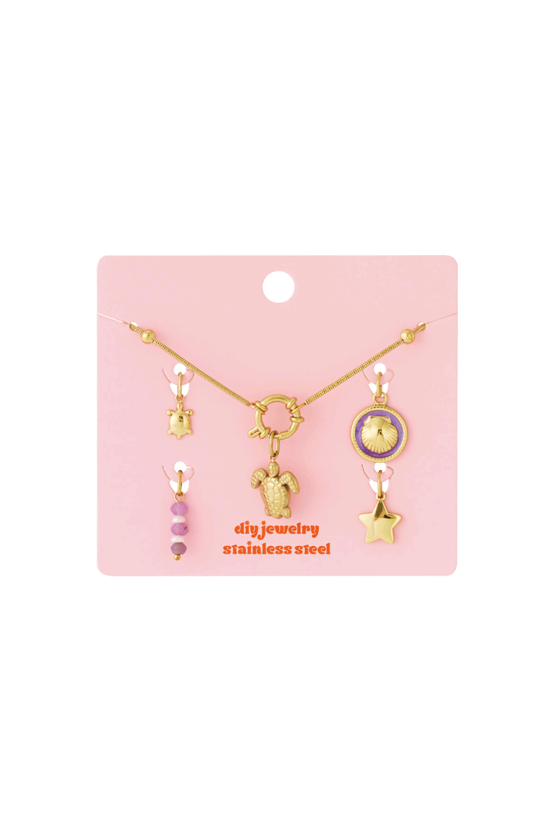 Diy schildpad ketting
