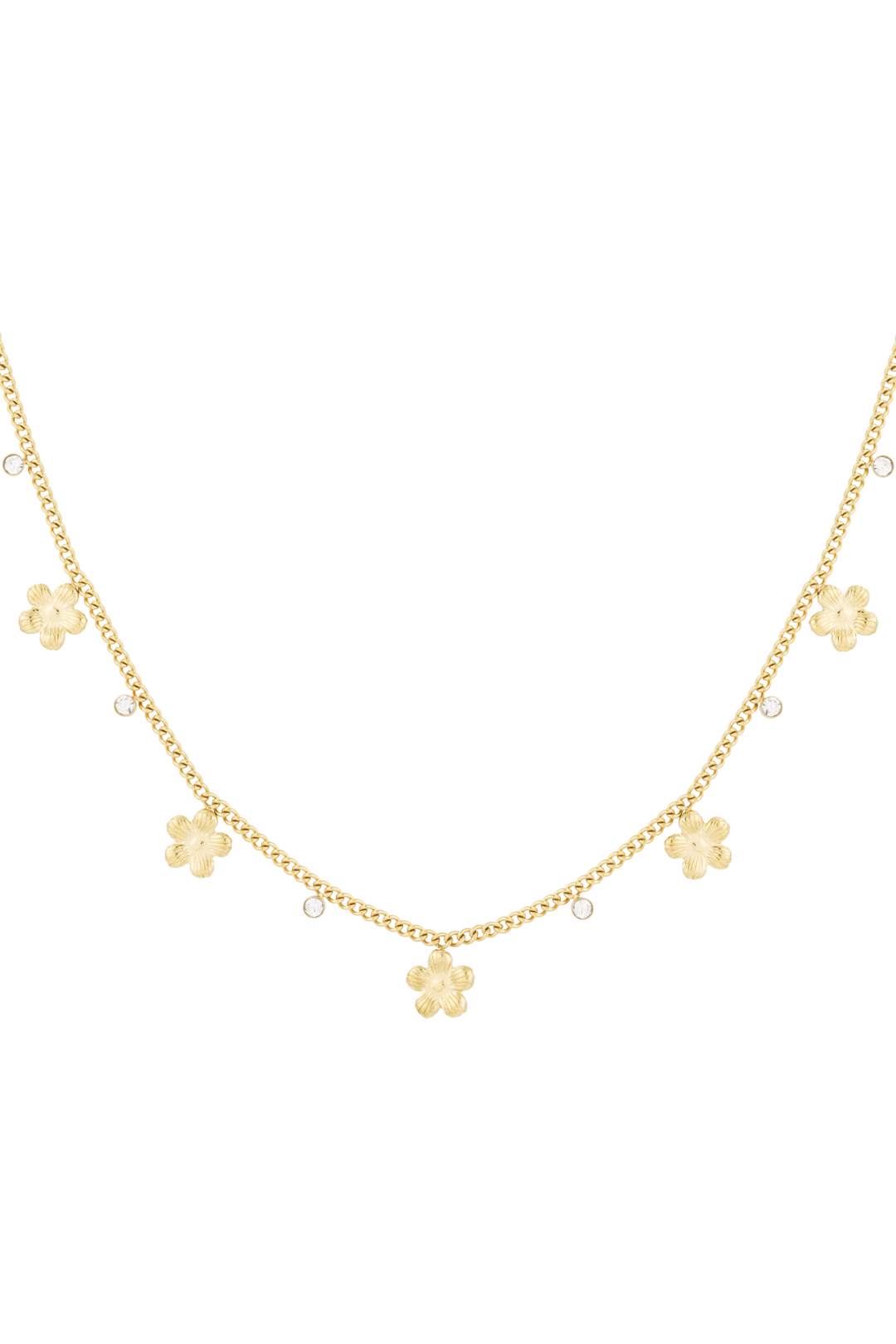 Gleaming flower ketting