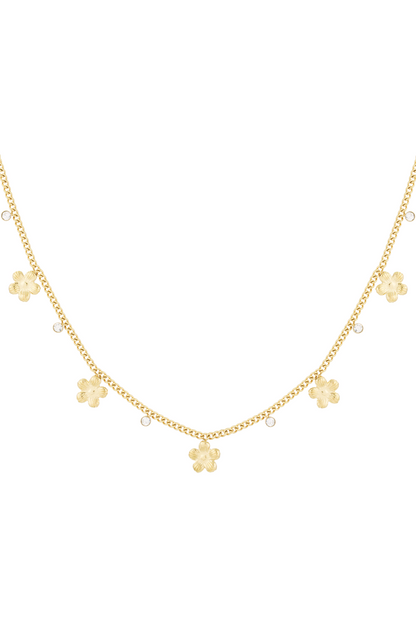 Gleaming flower ketting