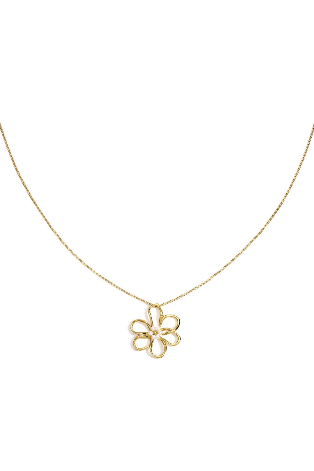 Long flower chain