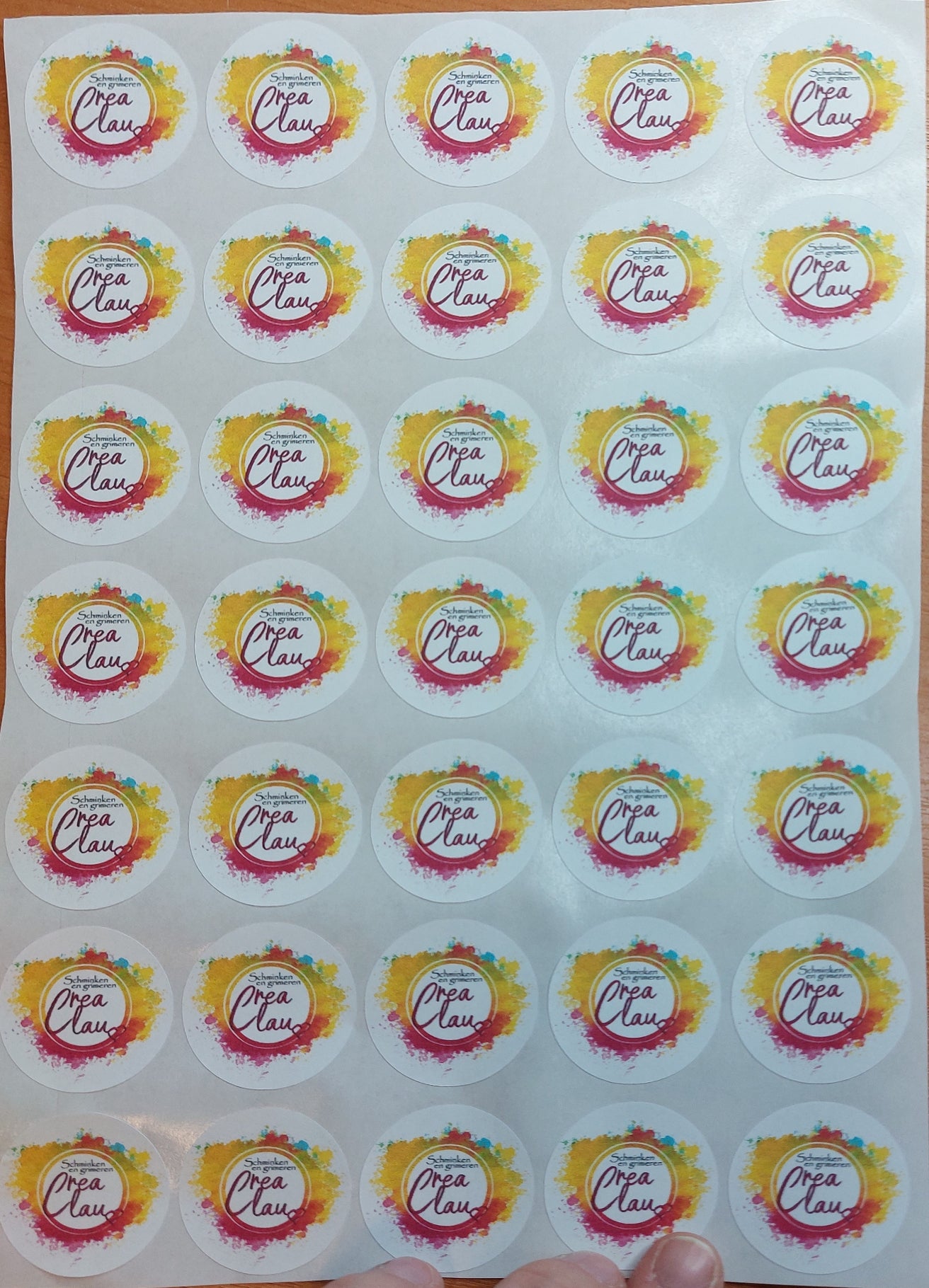 Logo stickers