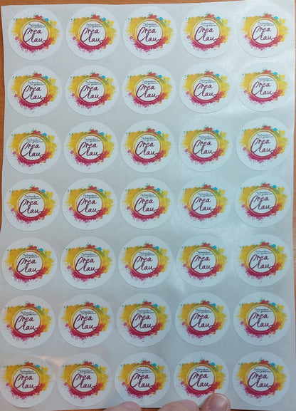 Logo stickers