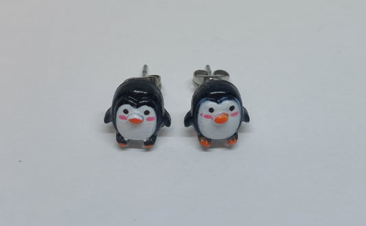 Penguin earrings