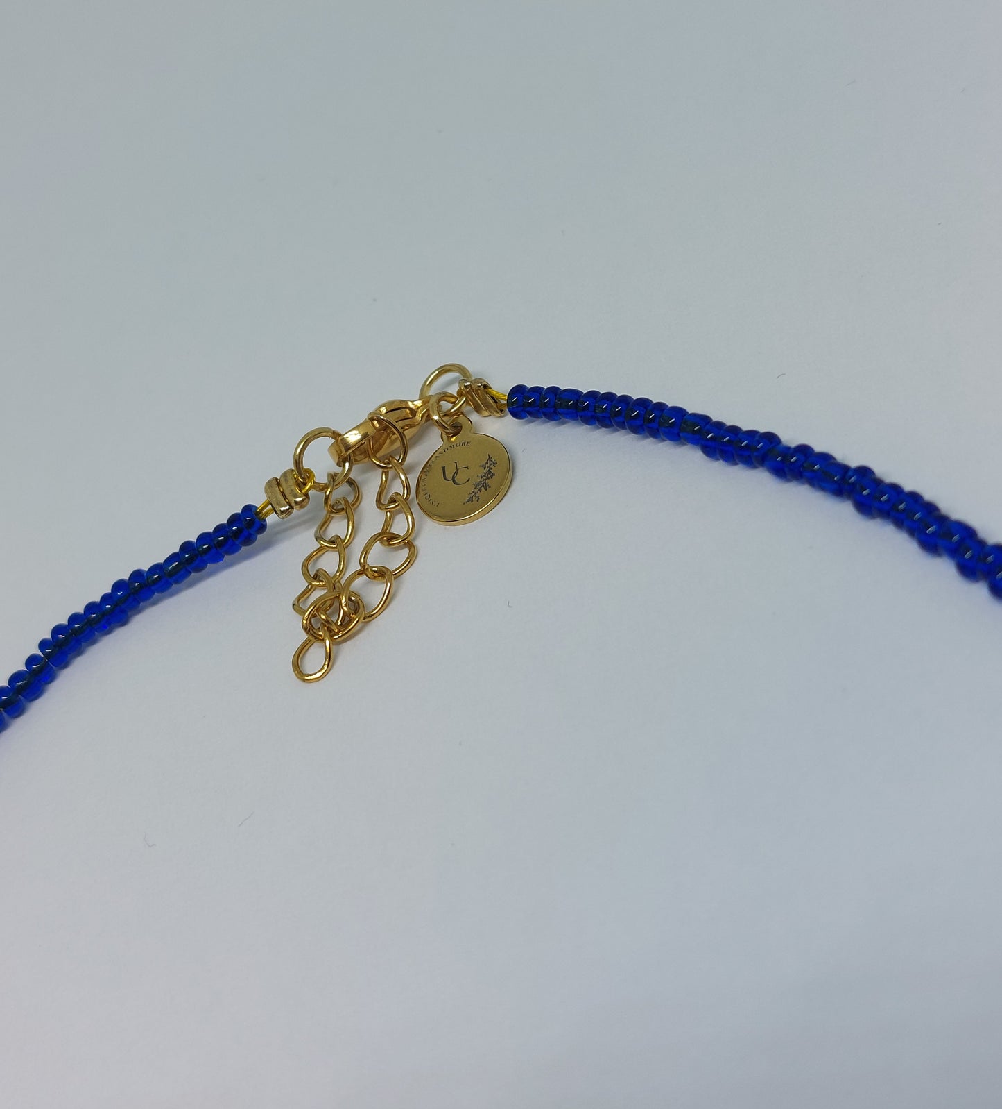 Evil eye ketting blauw