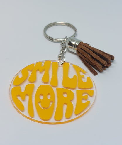 Smile more sleutelhanger