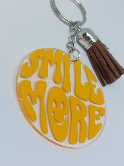 Smile more sleutelhanger