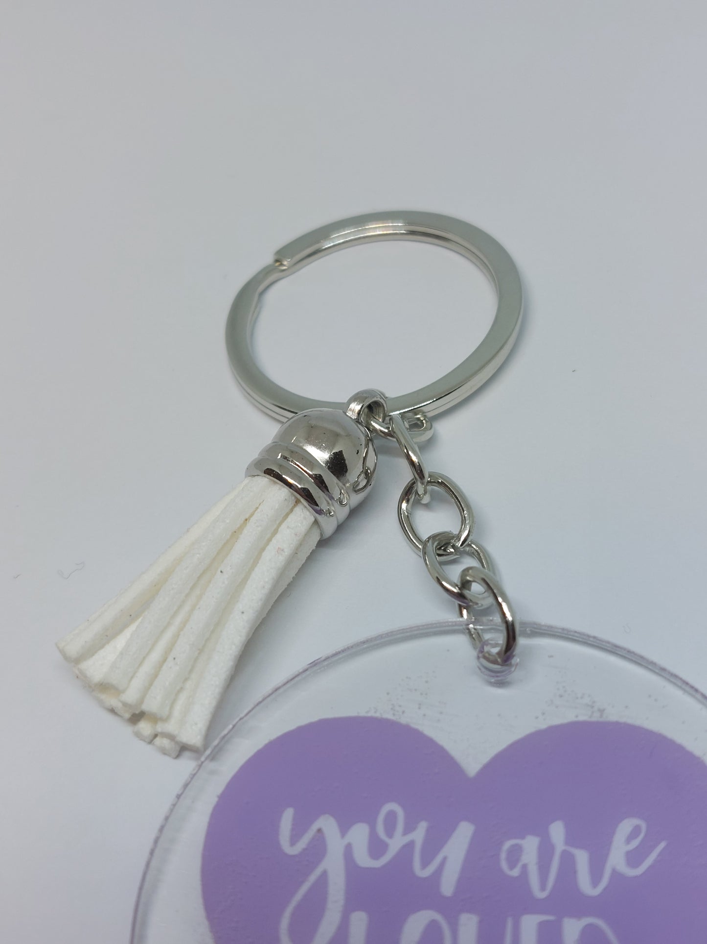 You are loved keychain