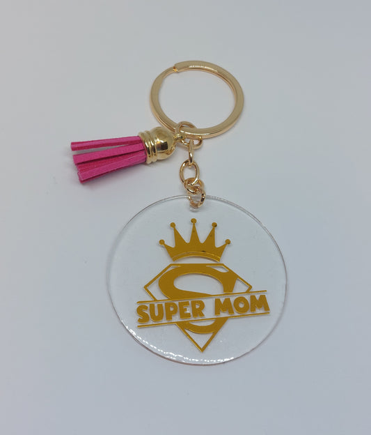 Super mom sleutelhanger