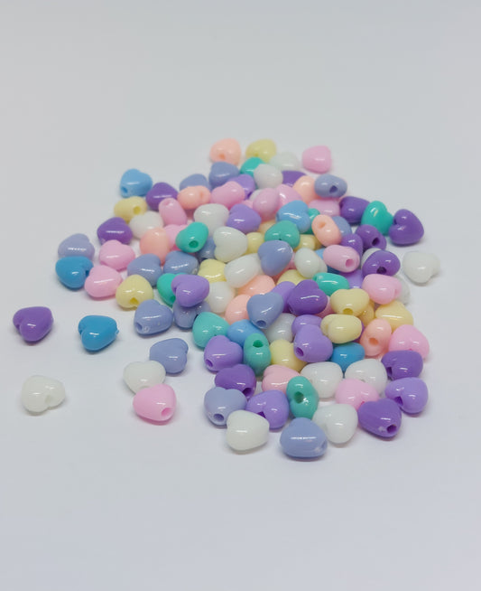 Pastel hartjes mix